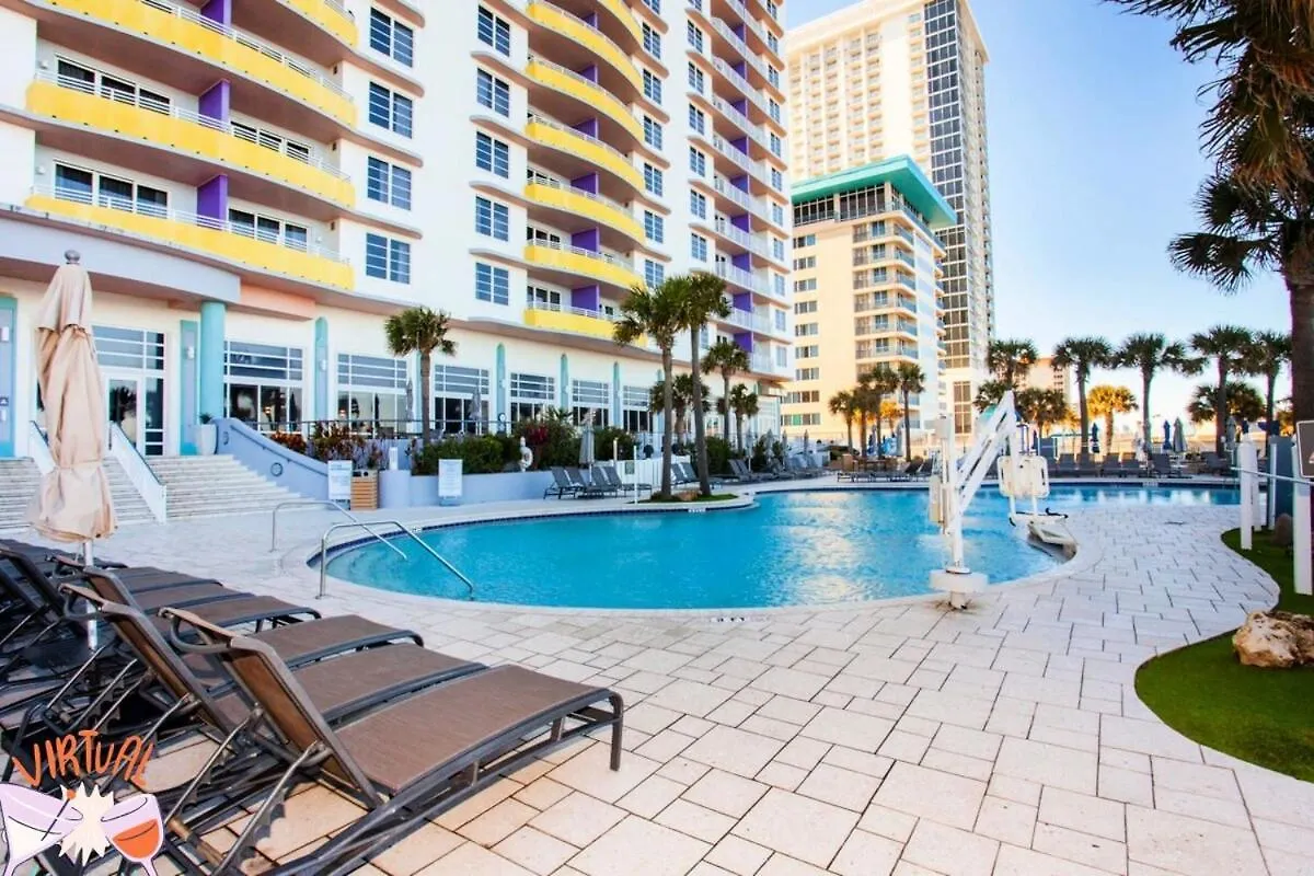 Direct Oceanfront 2 Bedroom Ocean Walk 3 Balconies 1601 Daytona Beach 0*,
